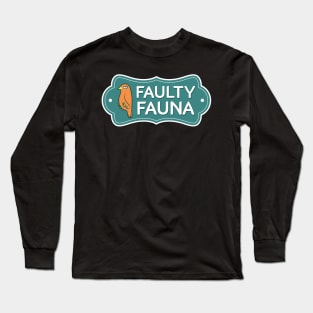 Faulty Fauna Logo Long Sleeve T-Shirt